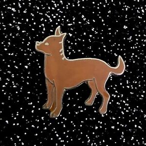 Vintage Dog Lapel Pin